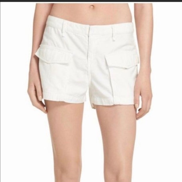 Rag and Bone cargo white short - Picture 1 of 2